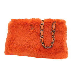 Chanel Fur Chain Shoulder Bag